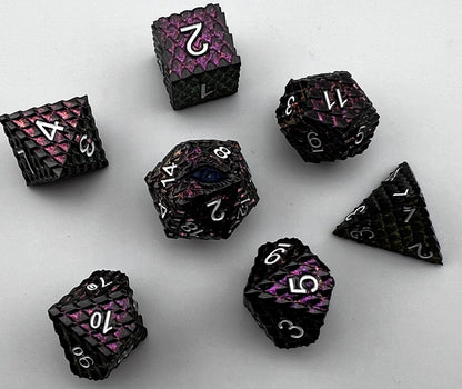 Dragonscale Metal RPG Dice Set